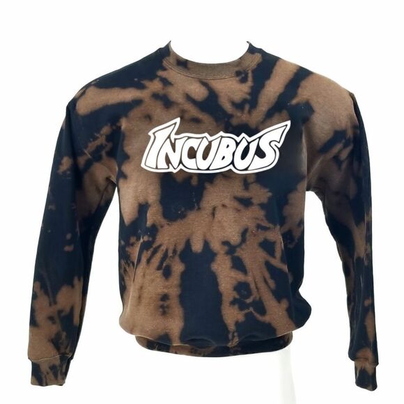 INCUBUS Rock Band Acid Washed Pullover Crewneck Sweatshirt - y2k hip hop rap tee - Picture 1 of 3